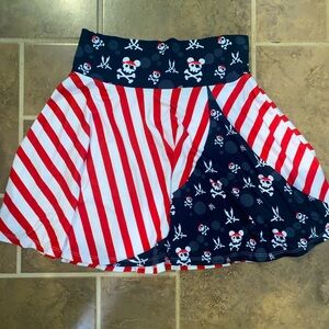 Mouse Pirate Skater Skirt - M